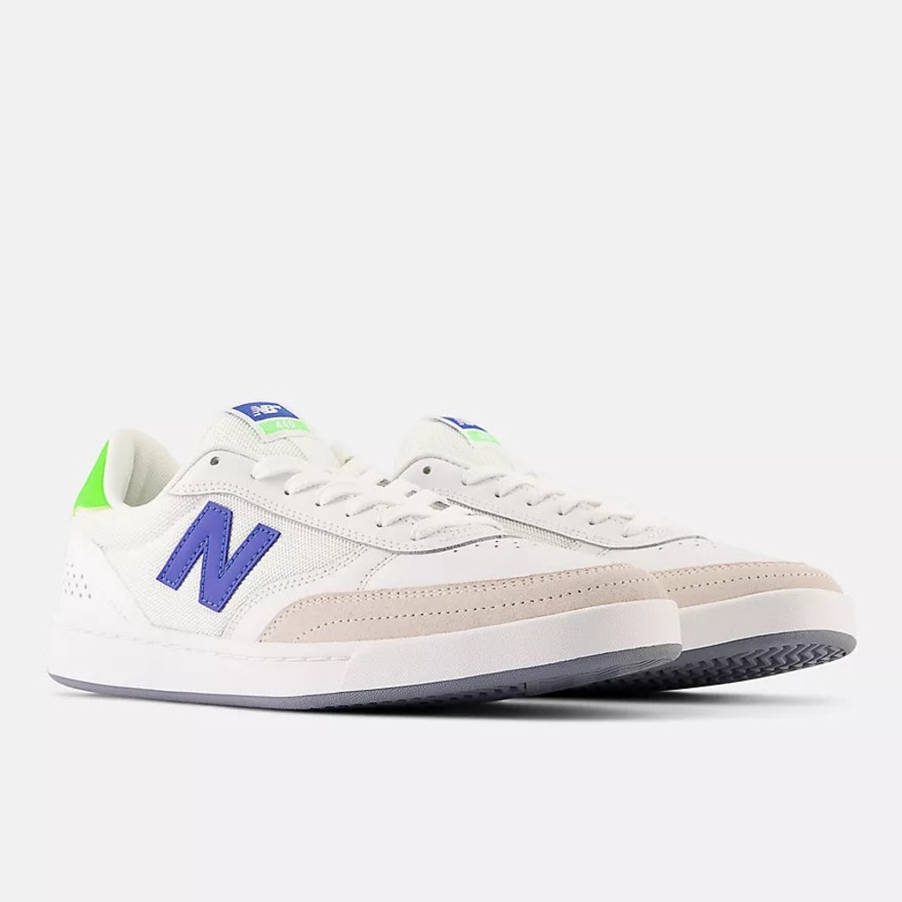 New Balance Numeric 440 White & Royal Blue Skate Shoes